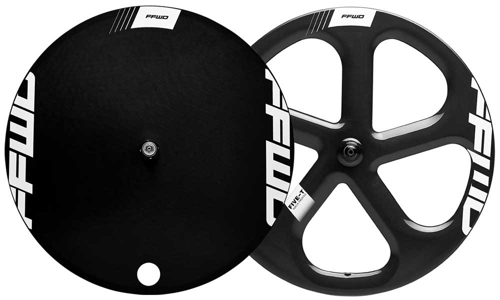fixed gear disc wheel DISC-T + FIVE-T Track Wheels Combination
